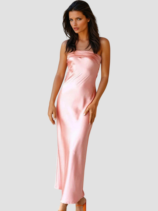 Danielle | Elegant Sleek Satin Gown