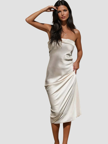 Danielle | Elegant Sleek Satin Gown