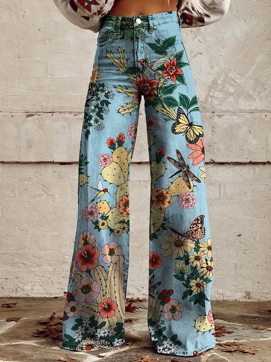 April | Relaxed Flowing Palazzo Pants