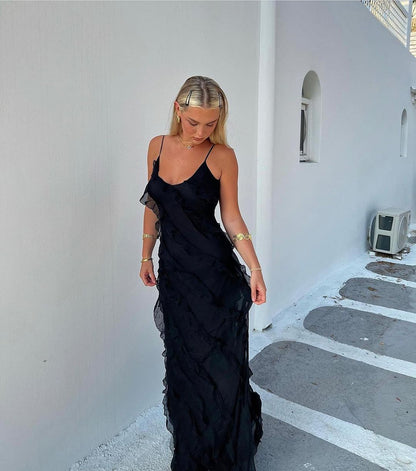 Caitlin | Elegant Ruffle Summer Dress