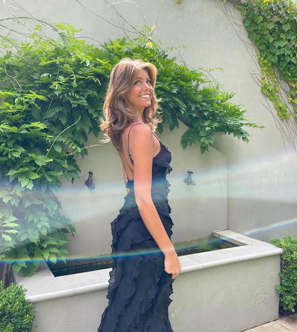 Caitlin | Elegant Ruffle Summer Dress