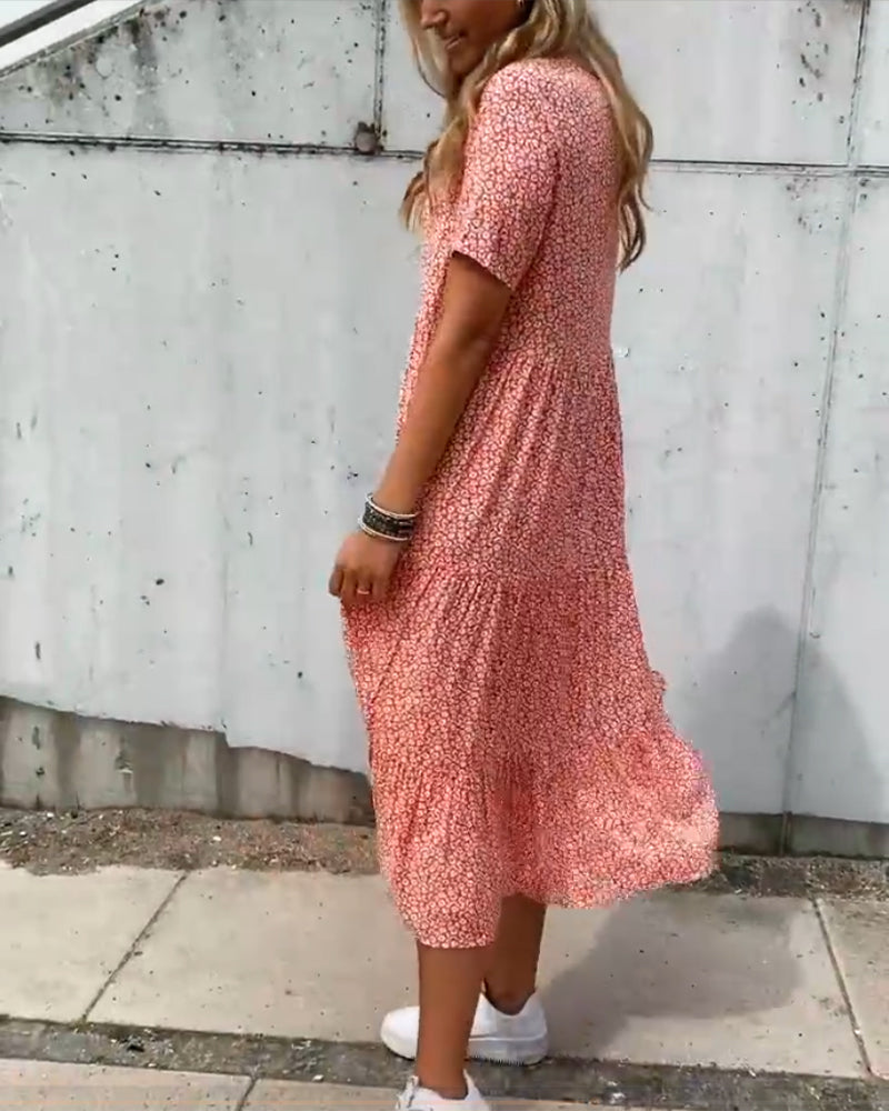 Violet | Casual Flowy Midi Dress