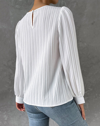 Bianca™ | Elegante blouse met lange lantaarn mouwen