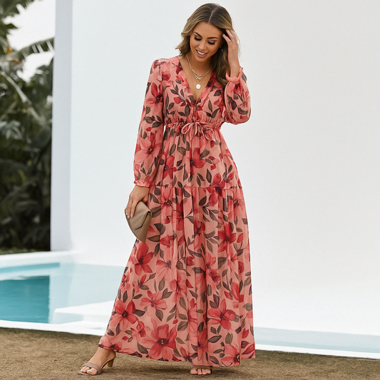 Helga™  | Elegante Bloemen Jurk