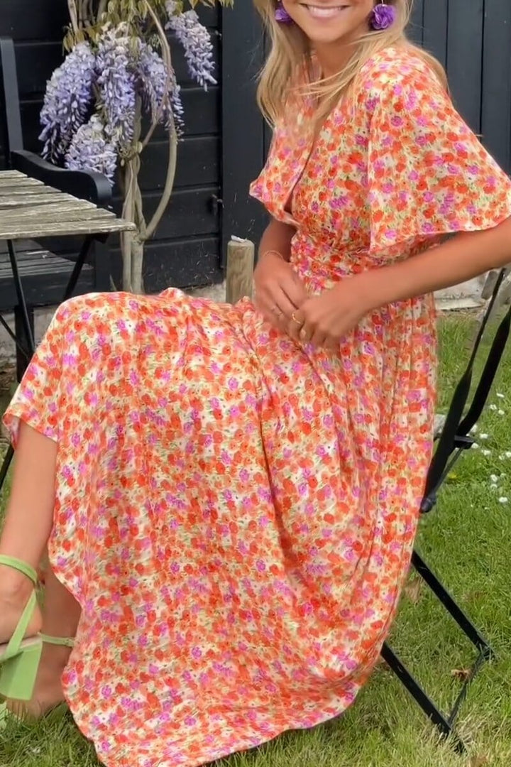 Angelica | Casual Floral Summer Maxi Dress