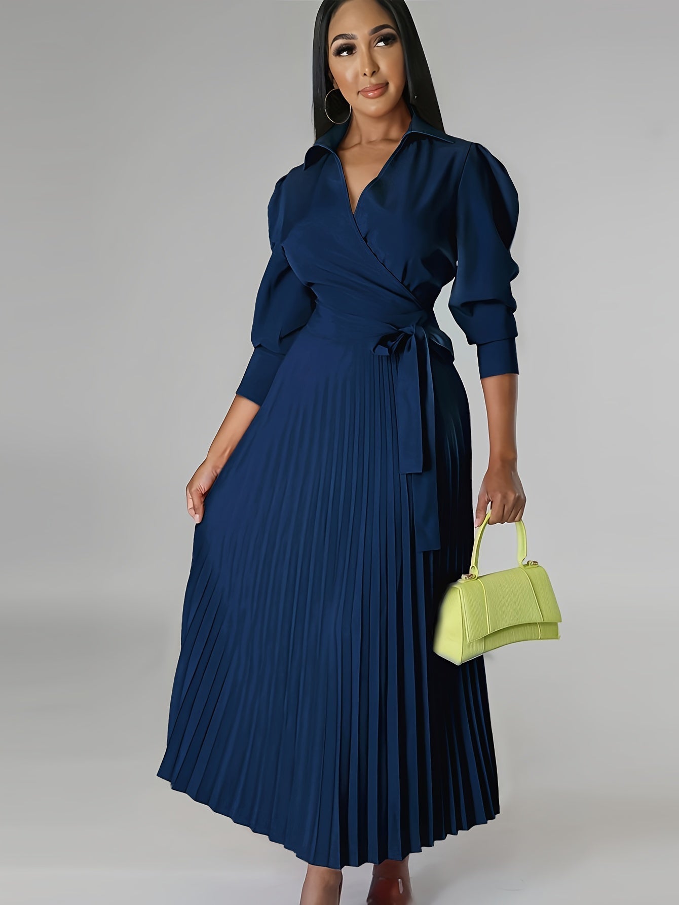 Donna | Pleated Wrap Dress for Women