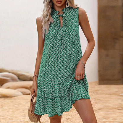 Linda™ | Elegante mouwloze jurk met V-hals