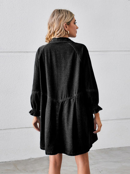 Vera™ | Denim dress with buttons