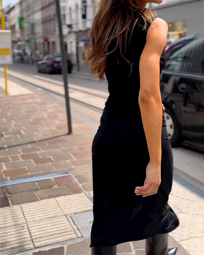 Vela™ - Long sleeveless dress