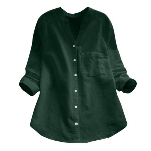 Ava™ - Casual Loose Cotton Linen Shirt 