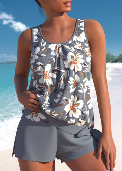 Chloe| Stylish Floral Tankini Set Women