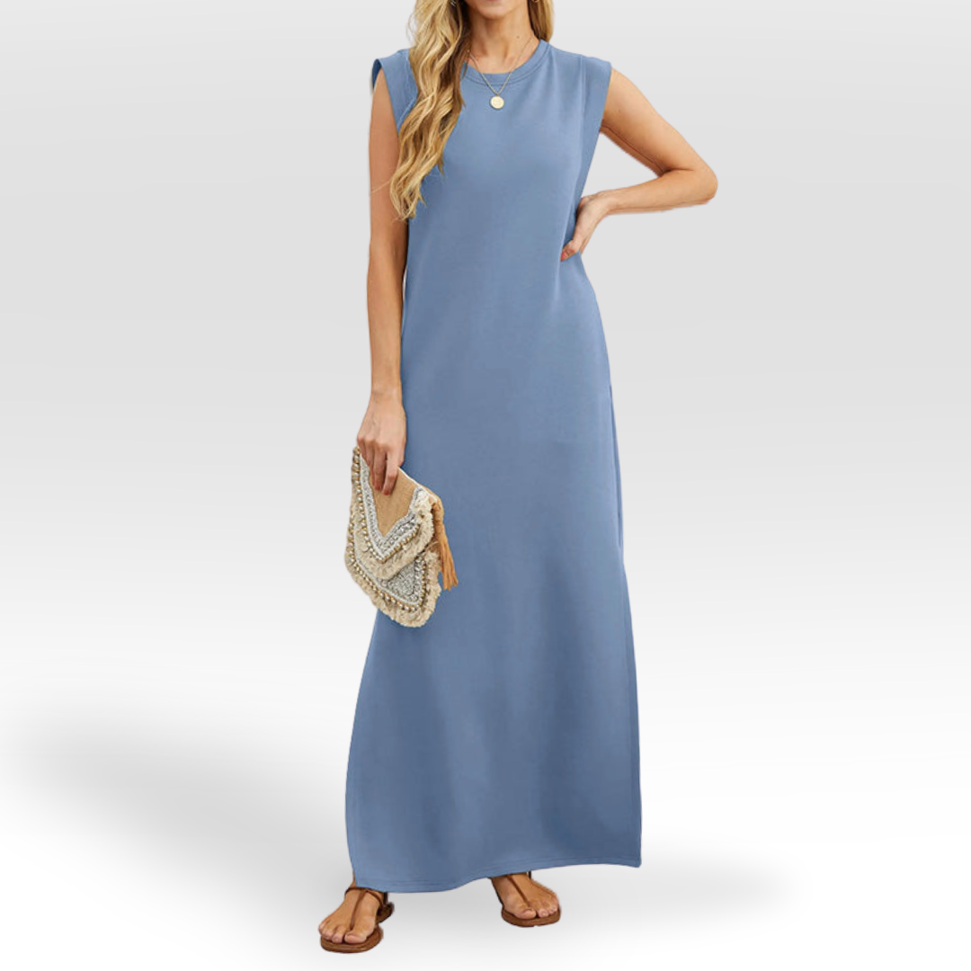 Ineke™ | Elegante ronde hals jurk