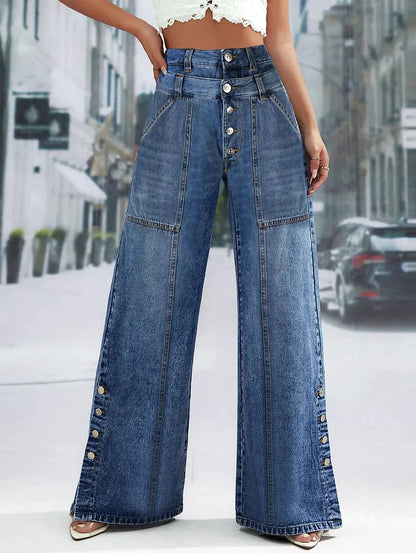 Anna | High-Waist Wide-Leg Jeans