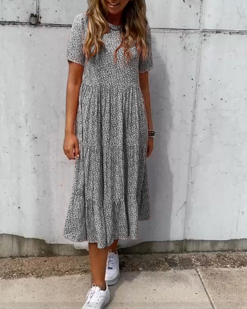 Violet | Casual Flowy Midi Dress