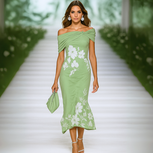 Karin™ | Elegante bloemenjurk