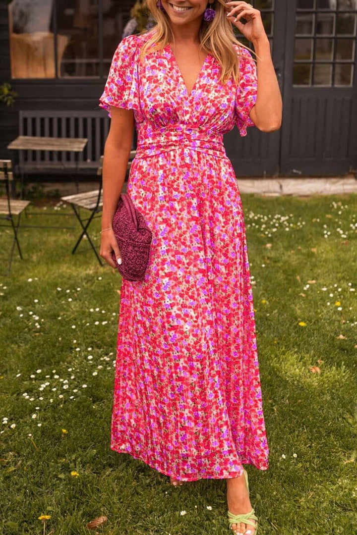 Angelica | Casual Floral Summer Maxi Dress