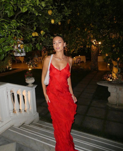 Caitlin | Elegant Ruffle Summer Dress