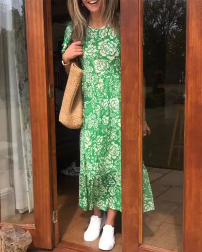 Rosa | Vibrant Floral Maxi Dress