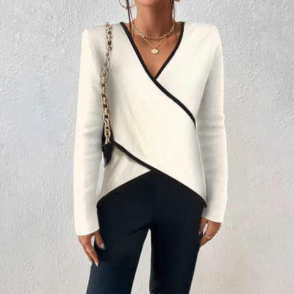Irish™ | Elegante wikkel-top met V-hals