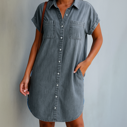 Sandra™ | Spijkerstof Blouse