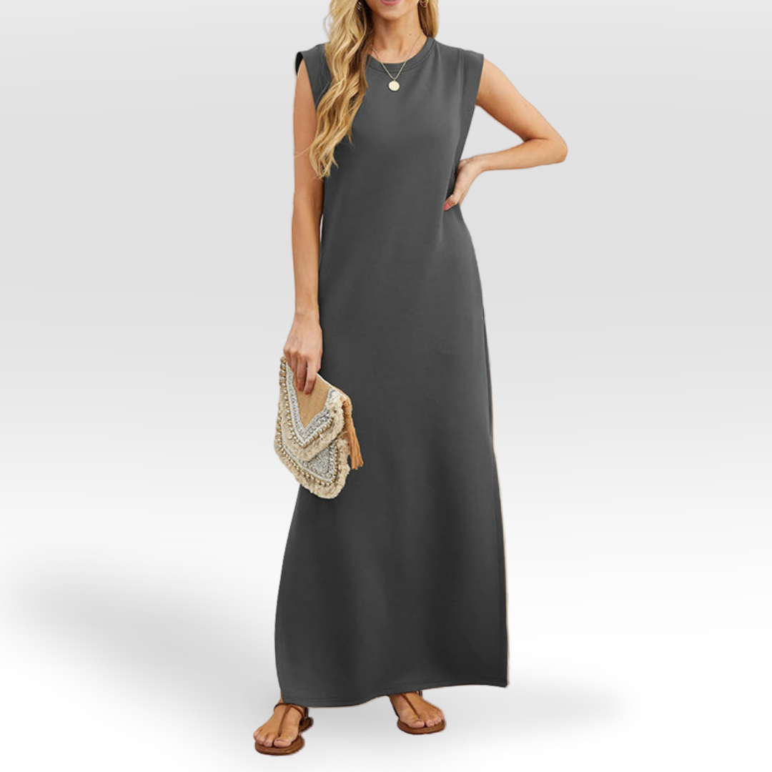 Ineke™ | Elegante ronde hals jurk