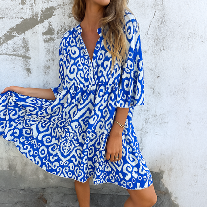 Margriet™ | Elegante jurk met V-hals