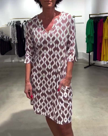 Chloe | Stylish Printed Shift Dress