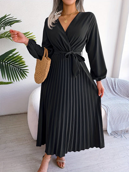 Bianca | Lunaria Elegant Pleated Dress 