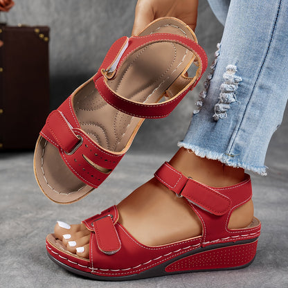 Vera™ Orthopedische sandalen met sleehak
