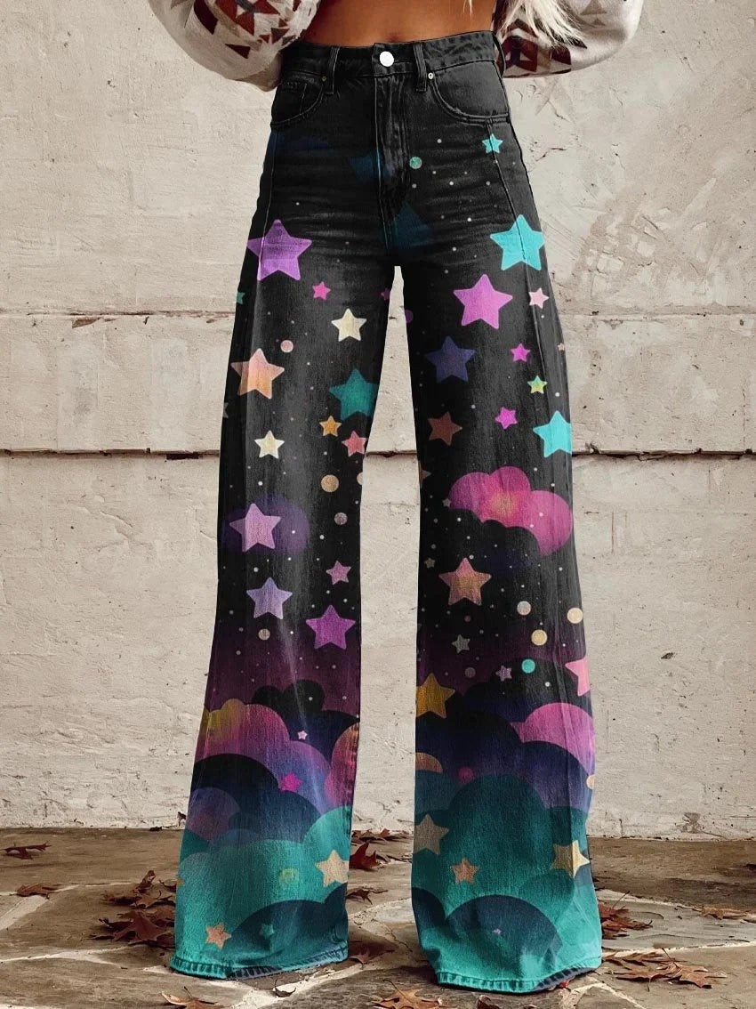 Courtney | Dreamy Starry Sky Pants