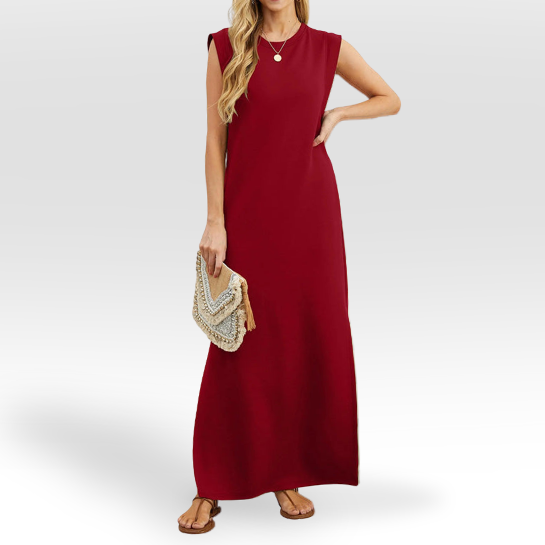 Ineke™ | Elegante ronde hals jurk
