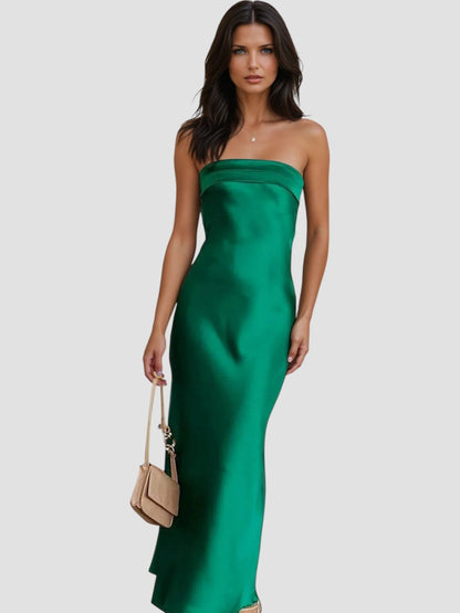 Danielle | Elegant Sleek Satin Gown