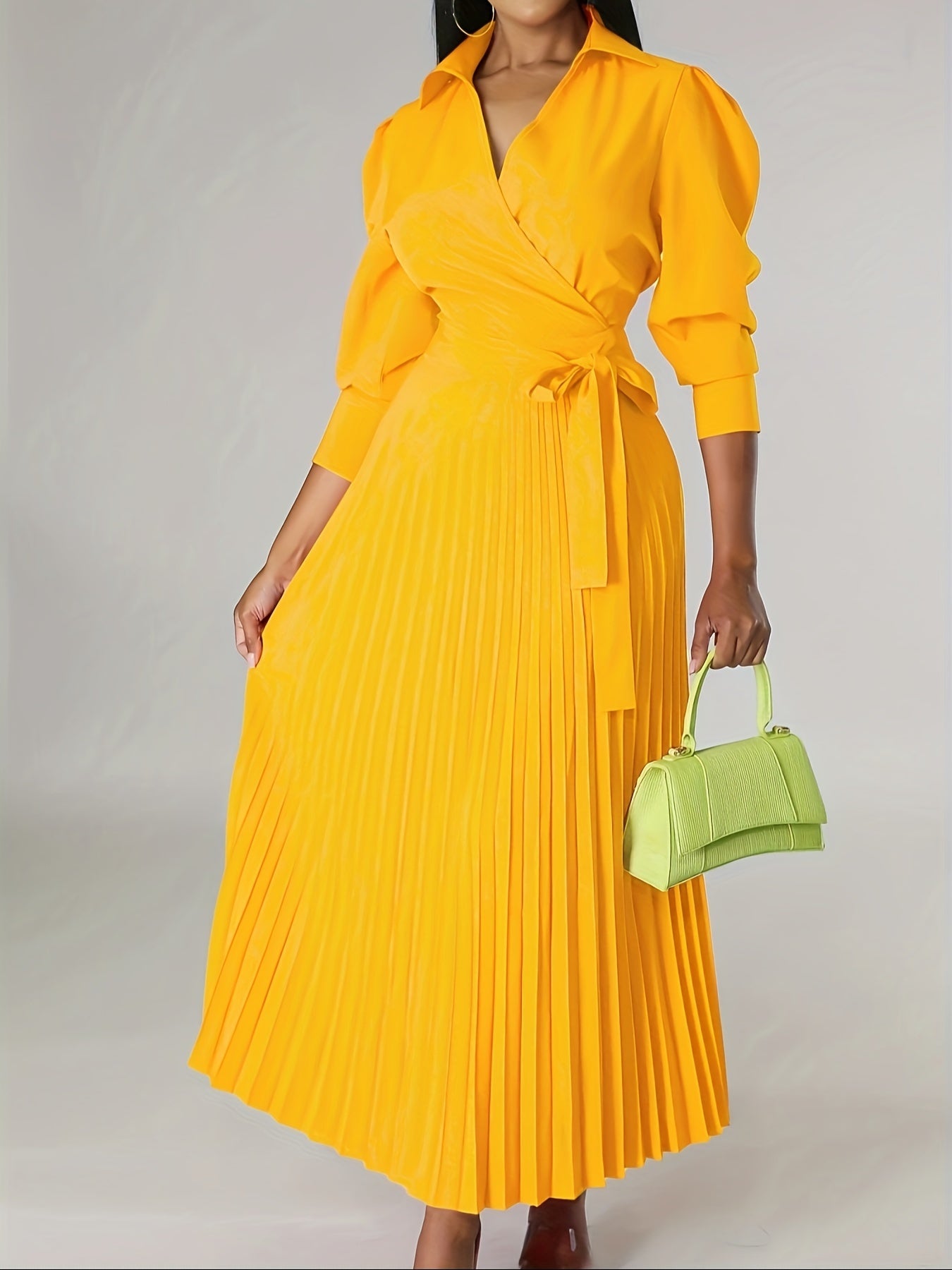 Donna | Pleated Wrap Dress for Women