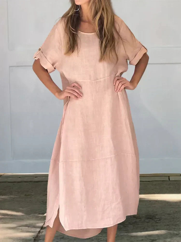 Verity | Relaxed Casual Button-Down Dress