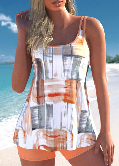 Paige | Vibrant Floral Tankini Set