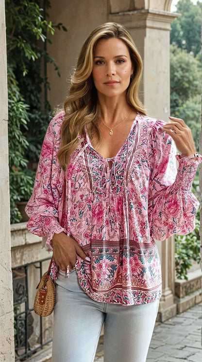 Anita™ | Elegante Ibiza-style blouse