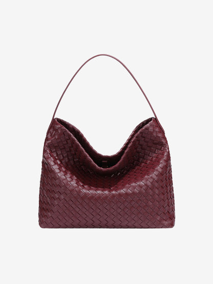 Dakota | Elegant Woven Leather Tote Bag