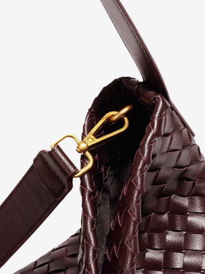 Dakota | Elegant Woven Leather Tote Bag