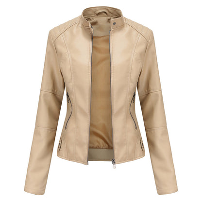Aria | Classic Leather Jacket