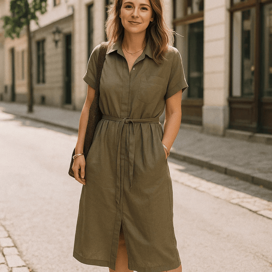 Luna™ Linnen Jurk