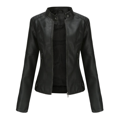 Aria | Classic Leather Jacket