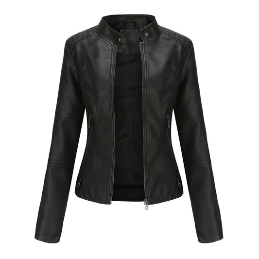 Aria | Classic Leather Jacket