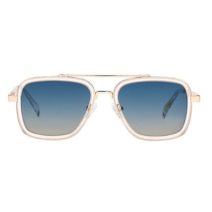 Bolzano Clear Black/Blue Lens Solbrille - PREMIUM