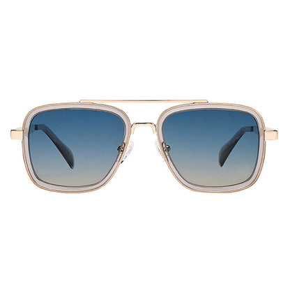 Bolzano Gray Black/Blue Lens Solbrille - PREMIUM | MEN