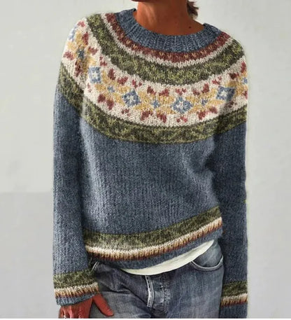 Rachele™ - Retro fall sweater