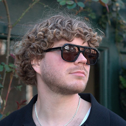 Caldiero Black Brown Lens Solbrille - PREMIUM | MEN