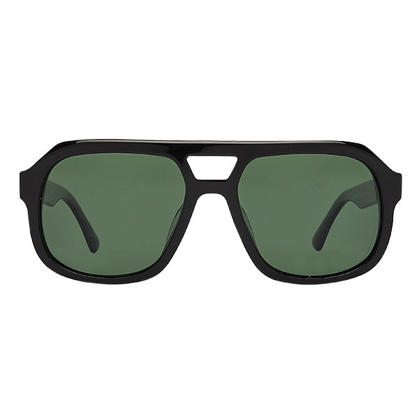 Caldiero Black Green Lens Solbrille - PREMIUM | MEN