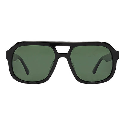 Caldiero Black Green Lens Solbrille - PREMIUM | MEN