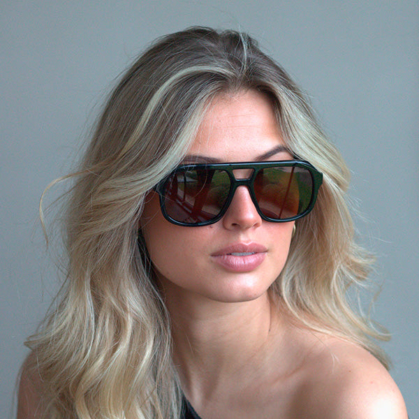 Caldiero Black Brown Lens Solbrille - PREMIUM