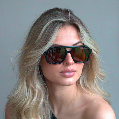 Caldiero Black Brown Lens Solbrille - PREMIUM